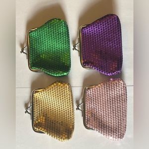 Elegant purse for women different color (4 pack)